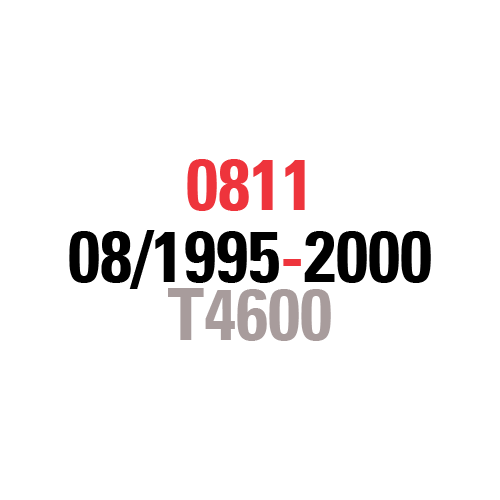 0811 08/1995-2000 T4600